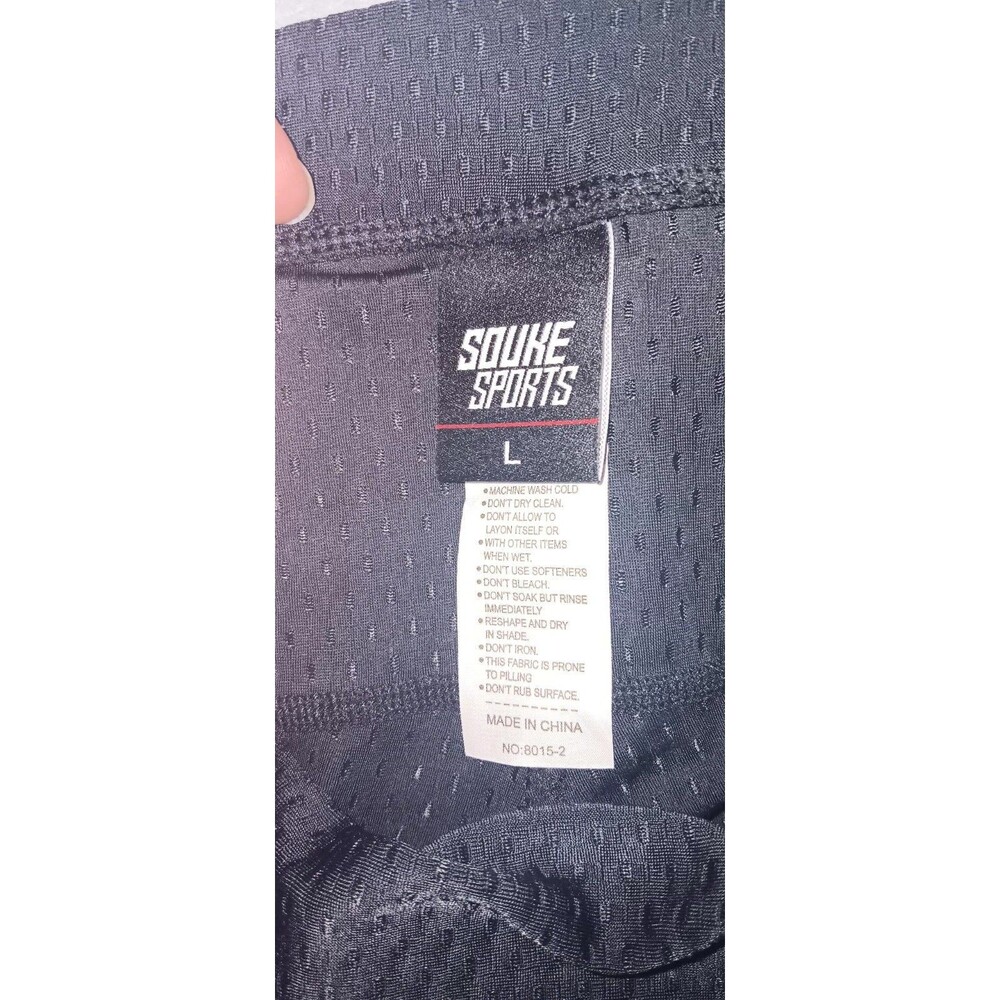 Souke Sports Padded Cycling Shorts Womens Size Large Black Pink Pad Grip Legs... - Picture 2 of 11
